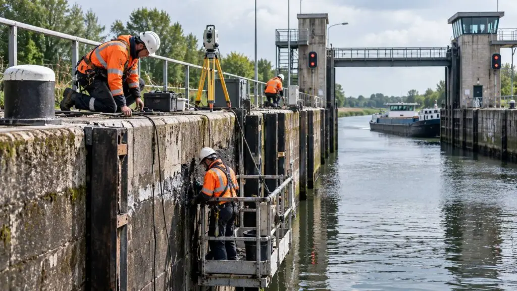 Circulaire infrastructuur door onderhoud en levensduurverlenging van een bestaand waterwerk